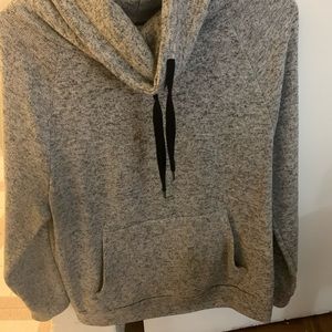 Gray sweater hoodie